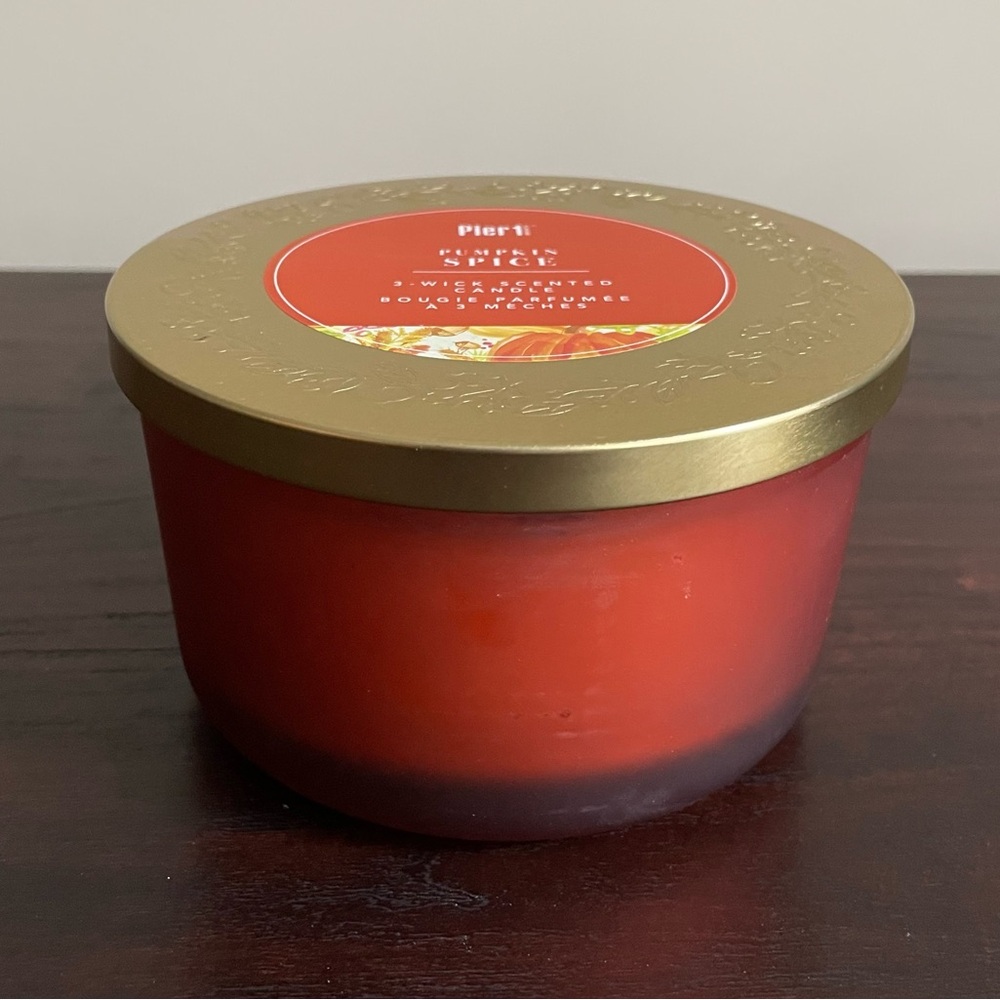 pumpkin spice 3 wick candle